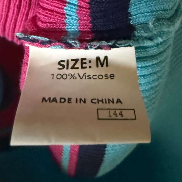 Women's Colorful Striped Tee - Picture 5 of 5